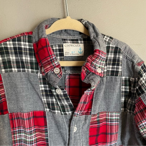 Madras Crew Cuts Plaid Button Down - Picture 3 of 6